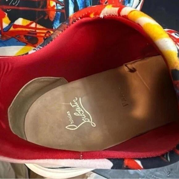 Authentic Christian Louboutin Space Run 30 Sneakers Shoes size 11 - Picture 3 of 6
